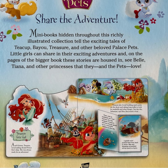Disney Princess ~ Palace Pets ~ Adventure Tales ~ Six Books in One ~ Hardcover - Picture 6 of 7